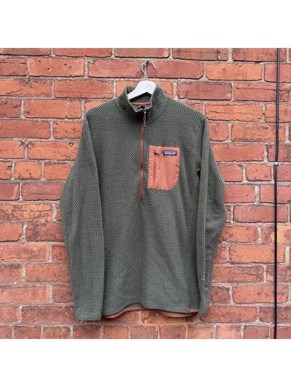 Patagonia fleece R1 air fleece mid layer zip neck FA22 XL